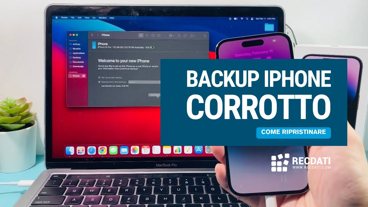 Come Riparare il Backup Corrotto dell'iPhone